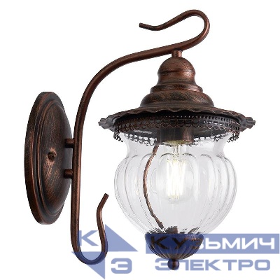 Светильник PL591 60Вт IP44 230В садово-парковый коричн. FERON 41171