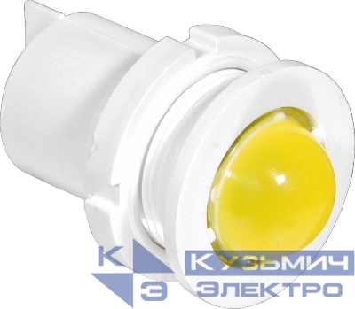Лампа светодиодная СКЛ-11Б-Ж-2-220 220В 50Гц/пост. диаметр посадочного отверстия 27мм УХЛ2.1 желт. Реле и Автоматика A8021-78107408