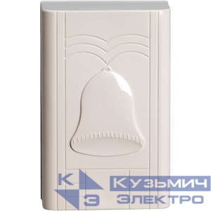 Звонок проводной Гонг электромеханич. гонг два удара 220В 80-90дБА свет. беж. МОНОМАХ ГН-01С