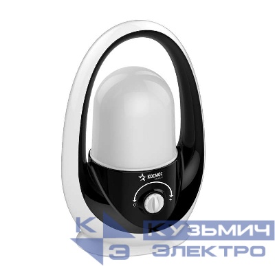 Фонарь аккумуляторный KOSMOS premium 8W LED регулировка яркости ЗУ 220/12В КОСМОС KOSAC6012HWLED