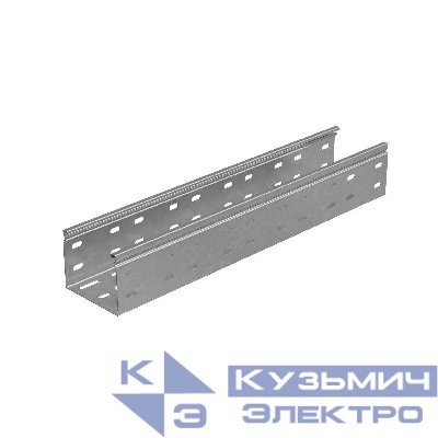 Лоток листовой перфорированный 100х80 L3000 сталь 1.2мм "СТАНДАРТ ПЛЮС" LPEplus80-100-1.2-3000 INOX304 КМ PL5143