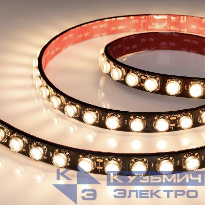 Лента светодиодная FLT-PS-A42-BLACK-23mm 24V Warm 3000К 21Вт/м IP67 30deg герметичная (уп.5м) Arlight 040920