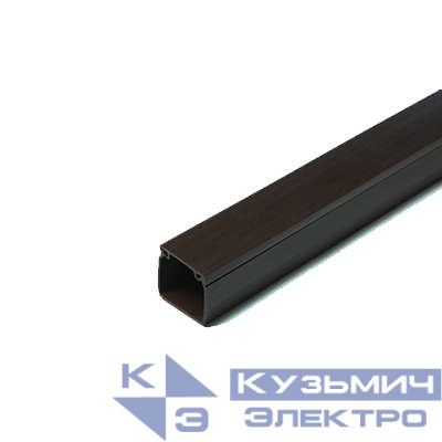 Кабель-канал 16х16 L2000 с двойн. замком пластик венге Урал Пак КК-4816016-140