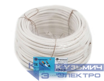 Провод ПВС 3х0.75 (2х0.75+1х0.75) 380В Б (бухта 50м) (шт) ПромЭл 13321590