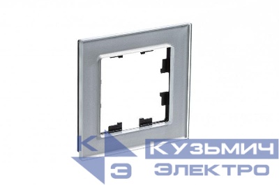 Рамка 1-м AtlasDesign Nature стекло алюм. SE ATN320301
