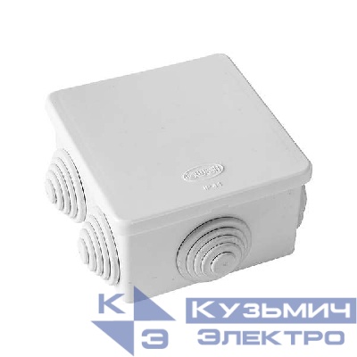 Коробка распределительная ОП 70х70х40мм IP44 бел. ГУСИ С3В76 Б Евро