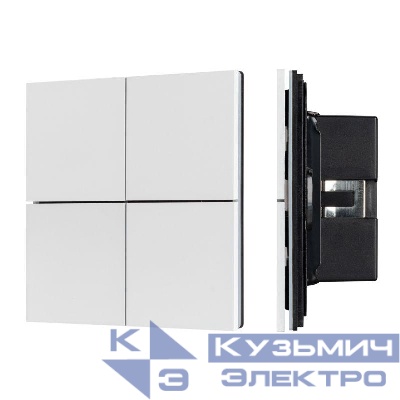 Панель кнопочная KNX-304-23-IN White (BUS Frameless) (IP20 металл) INTELLIGENT ARLIGHT 038365
