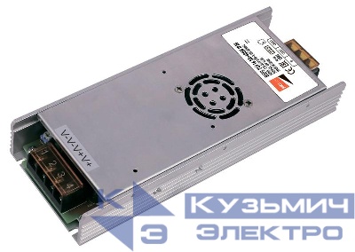 Блок питания для светодиодной ленты BSPS 24В 16.6А 400Вт IP20 метал. Pro+ JazzWay 5046153