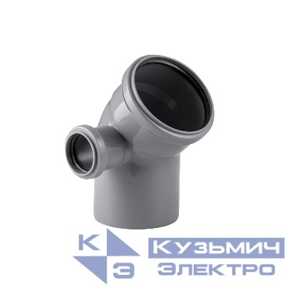 Отвод левый ВК ПП 110/50х45 сер. RTP 36686