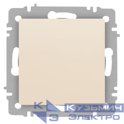 Кнопка Accent 6-109-02 10А-250В IP20 СУ сл. кость Intro Б0063606