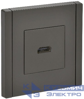 Розетка HDMI FORTE&PIANO FP340 сер. IEK FP-H10-K03