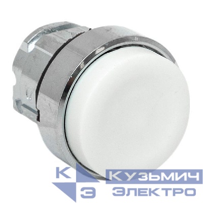 Механизм кнопки исполнительный XB4 IP65 выпирающая возвратный без фиксации без подсветки бел. EKF XB4BL-W-65