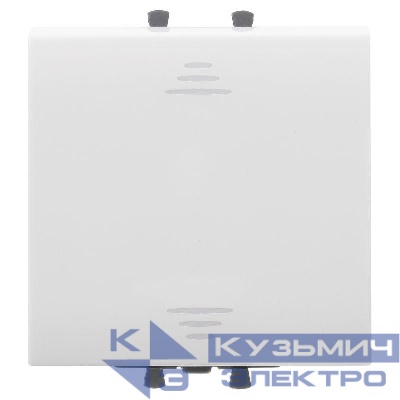 Переключатель модульный 1-кл. 2мод. Avanti "Белое облако" 16А IP20 бел. DKC 4400112