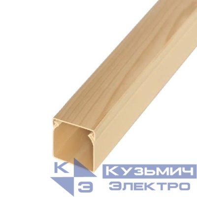 Кабель-канал 40х40 L2000 с двойн. замком сосна Урал Пак КК-3140040-024