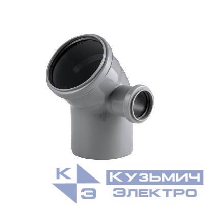 Отвод правый ВК ПП 110/50х45 сер. RTP 36684