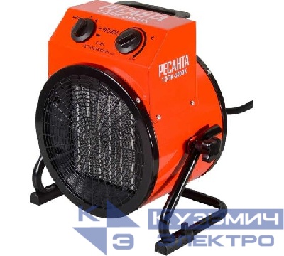 Пушка тепловая электрическая ТЭПК-5000К керамич. нагревательный элемент кругл. Ресанта 67/1/25