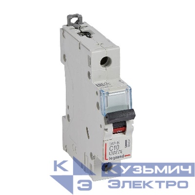 Выключатель автоматический модульный 1п C 10А 6кА DX3-E 6000 1мод. 230/400В Leg 407261