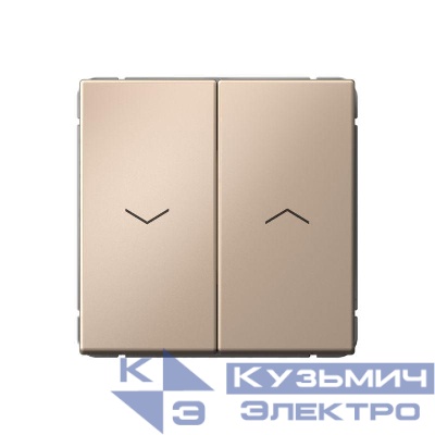 Выключатель для жалюзи 2-кл. ArtGallery 2х (сх. 4) 10А быстрозажим. клем. механизм песочн. SE GAL001219S