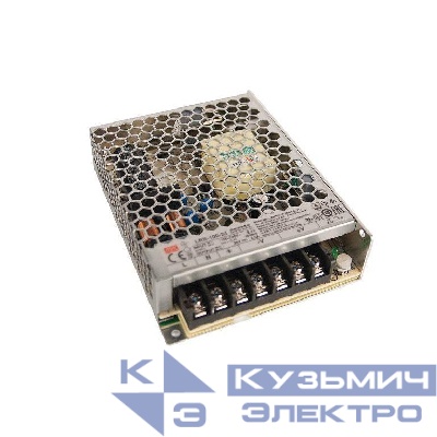 Драйвер 100Вт 24В для светодиодной ленты LRS-100-24 IP20 129х97х30мм VARTON LRS-100-24