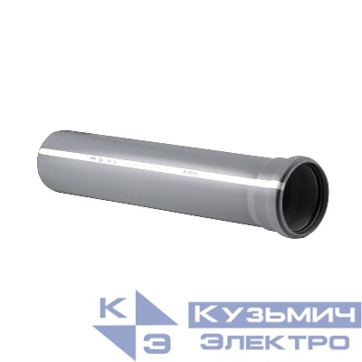 Труба ВК ПП 110х2.7 сер. (дл.3м) RTP 11186