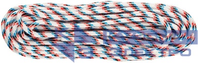 Канат полипропиленовый 24-х прядный с сердечником 6ммх20м р/н=300кгс КУРС 68401