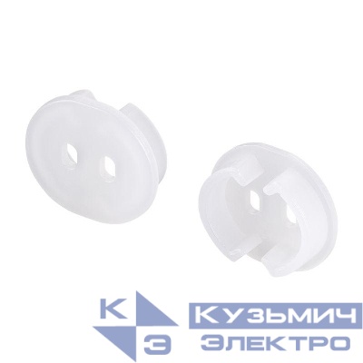 Заглушка ARH-ROUND-D20-DUAL с отверстием пластик Arlight 039301