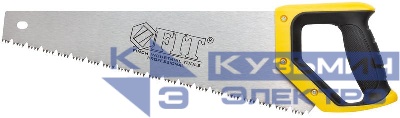 Ножовка по дереву переменный профиль каленый зуб по живой/влажной древесине профи 400мм FIT 40532
