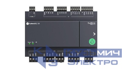 Реле интеллектуальное SR1 24В DC 24 IO: 16 DI; 8 DO (реле) 1хRS485 SE ZR1PA00BD