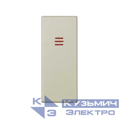 Клавиша узкая с индикатором для 75201; 75253; 75150-69 Simon82 Centralizations сл. кость 82011-61