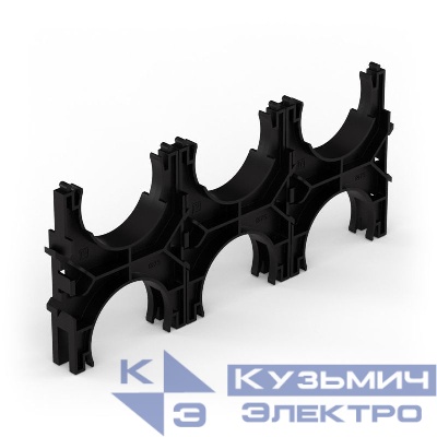 Кластер тройной двухсторон. для двустен. труб d75мм Промрукав PR13.02579