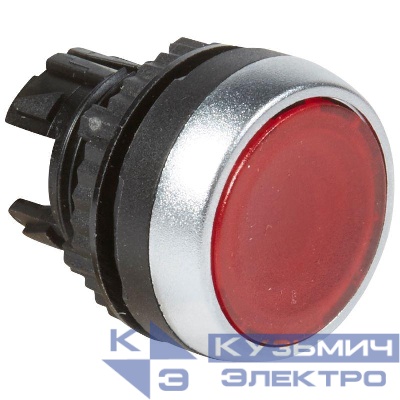 Головка кнопки с потайным толкателем красн. Osmoz Leg 024021