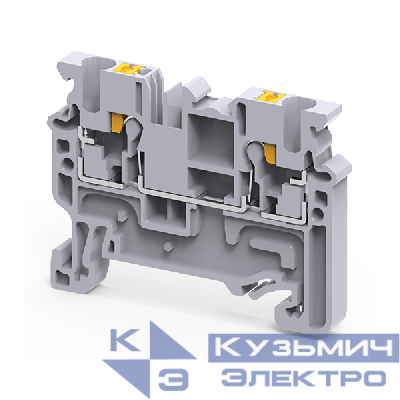 Клемма проходная push-in OptiClip CP-2.5-I-24А (0.2-2.5) сер. КЭАЗ 331838