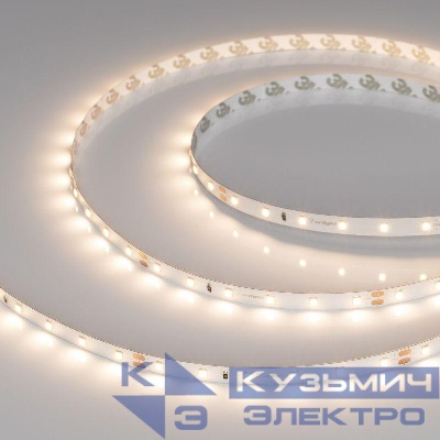 Лента светодиодная UL-A60-8mm 24V Warm 3000К 7.2Вт/м IP20 (уп.5м) Arlight 044055