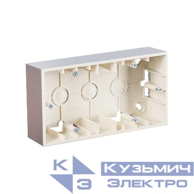 Коробка установочная ОП 2-м Simon15 алюм. 1590752-033