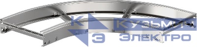 Угол для лотка 90град. 500х55 R300 LESTA IEK CPG04-4-90-055-500