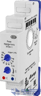 Реле приоритета нагрузки РПН-1-40 УХЛ4 Меандр A8302-16934201