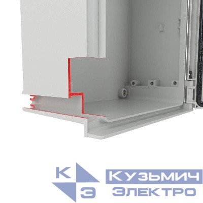 Шкаф цельный навесной без МП со сплошной дверью 500х400х200мм фиберглас DKC CN50542