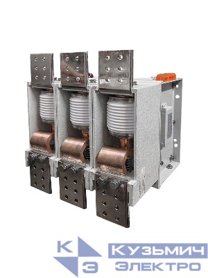 Контактор вакуумный КВТ-1 14-10/2500-3 У3 трехполюсный 2500А 380В AC/DC 4з+3р нереверсивный без реле IP00 Электротехник ET336981