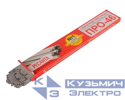 Электрод для ручной дуговой сварки ПРО-46 Ф2.5 (1кг) Ресанта 71/6/34