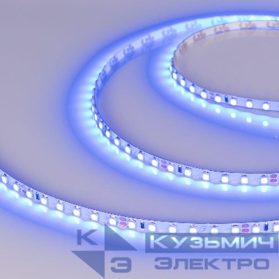 Лента светодиодная RT-A120-5mm 24V Blue 9.6Вт/м IP20 2835 (уп.5м) Arlight 0156603