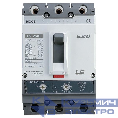 Выключатель автоматический 3п 3т 160А 50кА TS250N MTU LS Electric 105024700