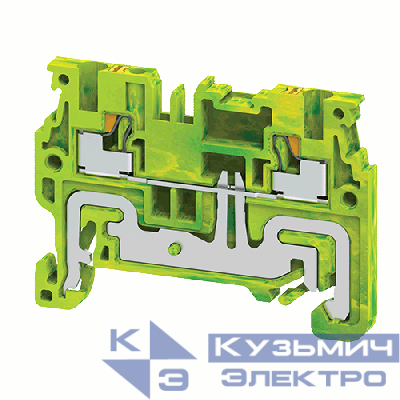 Клемма заземляющая push-in OptiClip CPG-2.5-PE-I-(0.2-2.5)-PEN КЭАЗ 331854