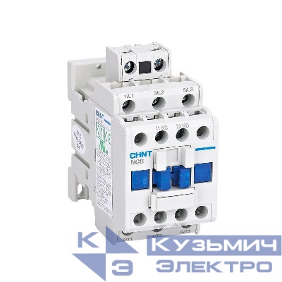 Контактор NC8-09/W 3п 9А кат. 24-60В AC/DC 1НО+1НЗ (R) CHINT 572267