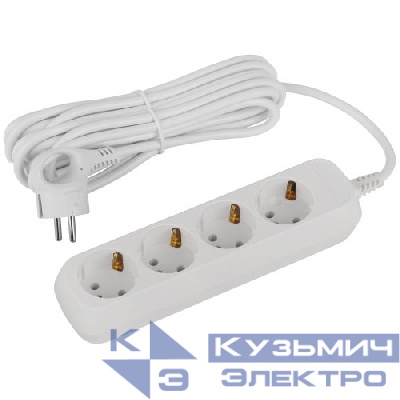 Удлинитель 4х5м с заземл. ПВС 3х1 UDL-16-450-E Greenline Эра Б0065062