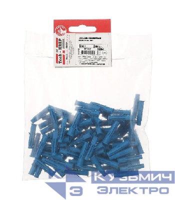 Дюбель четырехраспорный (универс.) Чапай 6х30 шипы + усы полипропилен (уп.100шт) Tech-KREP 117854