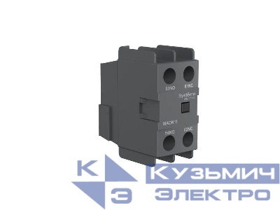 Блок контактный дополнительный MC1D 1НО+1НЗ фронт. монтаж. SE MADN11
