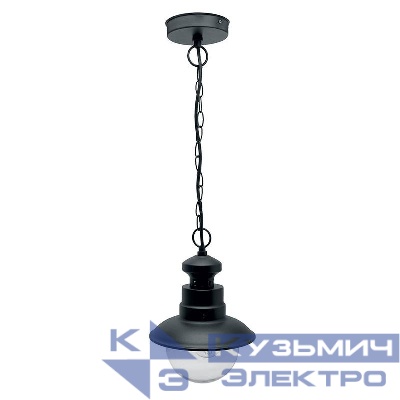 Светильник PL575 60Вт IP44 230В садово-парковый черн. FERON 11598