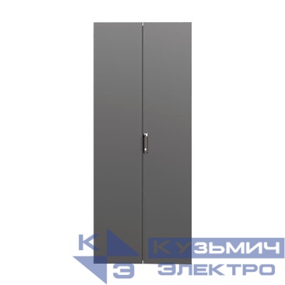 Дверь двойная сплошная IT-CQE 2000х800 RAL9005 DKC RBITCPED2080