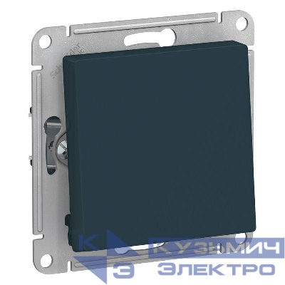 Переключатель проходной 1-кл. СП AtlasDesign 10А IP20 (сх. 6) 10AX механизм изумруд SE ATN000861