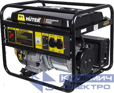 Электрогенератор DY8000L 1ф 6500Вт ручной стартер HUTER 64/1/33